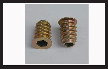 Wood Thread Inserts – Self-Tapping Threaded Inserts for Hardwood Furniture Repair – Brass, Steel, Slotted and Keyed Types, M4-M16, Flange or Slim Body for Strong Metal Threads in Timber Joints